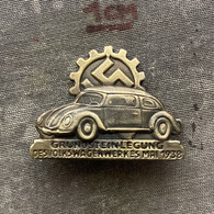 Badge Pin ZN011551 - Automobile Car Volkswagen VW Käfer Beetle 1938 Fascism Nazism - Volkswagen