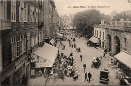 St Malo * La Place Châteaubriand * Café De Paris * Halles - Saint Malo