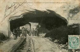 Vernon * L'ouverture De La Carrière Dominant La Route De Giverny * Extraction De La Pierre De Vernon * Carrières Mine - Vernon