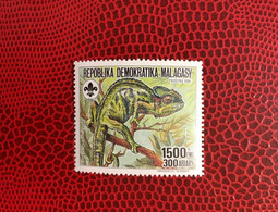 MADAGASCAR 1988 1v Neuf MNH 1v YT 846 Mi 1115 Chameleon Caméléon Reptil Reptile Rettile Schlange Malagasy Madagaskar - Madagascar (1960-...)
