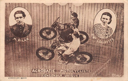 ¤¤  -  " M. PILAR Et Mme LOUISETTE " -  Acrobatie Motocycliste,  Motocyclettes, Moto, Motards - Moto