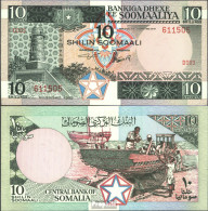 Somalia Pick-Nr: 32a Bankfrisch 1983 10 Shillings - Somalie