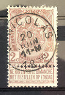België, 1893, Nr 55, Gestempeld ST NICOLAS - 1893-1907 Wappen