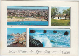 REF23.194   VENDEE .  SAINT-HILAIRE-DE-RIEZ. EN 4 VUES. - Saint Hilaire De Riez