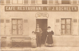 Dépt 90 - VALDOIE (1, Rue De Turenne) - CARTE-PHOTO Devanture CAFÉ-RESTAURANT Alfred HEINÉ (succ. De Jacques BOCHELEN) - Valdoie