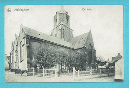 * Maldegem (Oost Vlaanderen) * (Nels, Uitgave G. Parrin) De Kerk, église, Church, Kirche, Old, Rare, Unique - Maldegem