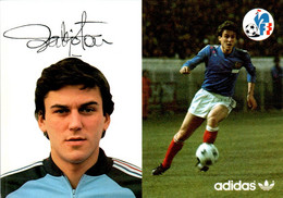 Carte Postale Football Foot Sport Equipe De France De 1979 Marque Sponsor Adidas Battiston Patrick En TB.Etat - Football