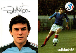 Carte Postale Football Foot Sport Equipe De France De 1979 Marque Sponsor Adidas Battiston Patrick En TB.Etat - Fútbol