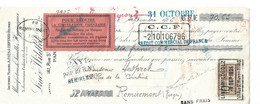 Delcampe - Traite + Vignette Circulation Funiculaire 1925 / 75003 PARIS / LINE WILDBOTZ  Manufacture Semelles Hygiéne Chaussures - Wechsel