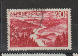 Sarre 1948 Vallée De La Sarre PA 11, 1 Val. Oblit Used - Luftpost