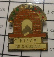 SP02 Pin's Pins / Beau Et Rare / THEME : ALIMENTATION / FOUR A BOIS PIZZA PIZZERIA ROMANELLA - Alimentation