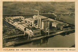 Venette * Carte Photo * Huilerie De Venette LA NOURYLANDE * Usine * Pub Au Dos - Venette