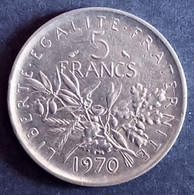 5 Francs Semeuse 1970 - 5 Francs