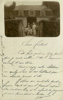 Les Préaux Par Pont Audemer * Carte Photo 1904 * Maison Bourgeoise Villa Habitation - Pont Audemer