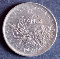 5 Francs Semeuse 1970 - 5 Francs