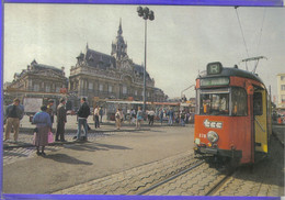 Carte Postale 59. Roubaix  La Mairie Tramway Très Beau Plan - Roubaix