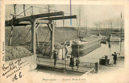 Péronne * Ancien Pont Levis * Péniche Batellerie - Peronne