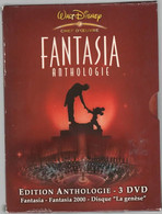 FANTASIA ANTHOLOGIE    De WALT DISNEY  ( 3 DVDs)  C21 - Dibujos Animados