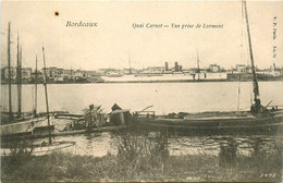 Bordeaux * Le Quai Carnot * Vue Prise De Lormont * Péniche Batellerie * Paquebot - Bordeaux