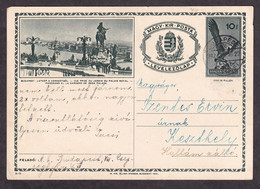 HUNGARY - Illustrated Stationery - Budapest: Latkep A Varkertbol - Circulated Stationery, 2 Scans - Ganzsachen