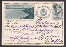 HUNGARY - Illustrated Stationery - Balaton: Tihanyi Obol - Lac Balaton Baie De Tihany - Circulated Stationery, 2 Scans - Enteros Postales