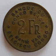 Belgian Congo 1947 - 2 Fr - Leopold III - KM# 28 - Pr - 1934-1945: Leopoldo III