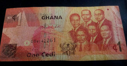 GHANA , 1 Cedi , 2010 , P. 37 B - Ghana