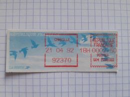 Chaville 92370 - 21-04-92 - G04 PC92022 Tarif 2.50 - 1990 « Oiseaux De Jubert »