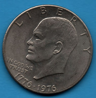 USA 1 Dollar 1776-1976 KM# 206 Eisenhower Bicentennial Dollar - Herdenking