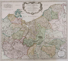 1751, "Partie Septentrionale Du Cercle De Haute Saxe Qui Contient Le Duché De Pomeranie Et Le Marquisat De Brandenbourg" - Geographical Maps