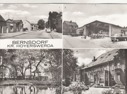 B1458) BERNSDORF - Kr. HOYERSWERDA - Tolle HAUS DETAILS AUTOS U. Teich ALT 8.7.1963 Konsum Bebel Park - Hoyerswerda