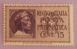 ITALIE TIMBRE POUR PNEUMATIQUE YT 14 NEUF* ANNEE 1933 - Posta Pneumatica