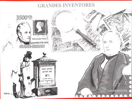 A0844b- Guinea-Bissau ERROR IMPERF 2009  People Rowland Hill Stamps Марки - Rowland Hill