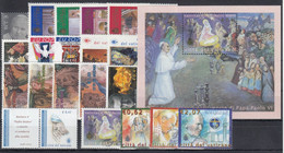 VATICANO 2003 Nº 1283/1327 + HB-26 + 1 M.P. AÑO COMPLETO NUEVO, 20 SELLOS + 1 HB + 1 M.P. - Full Years