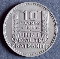 10 Francs Turin Petite Tête 1948 - 10 Francs