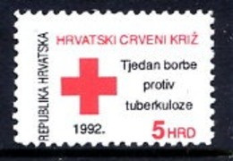 CROATIA 1992 Obligatory Tax:Anti-Tuberculosis  5 D . MNH / **.  Michel  ZZM 24 - Kroatien