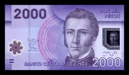 Chile 2000 Pesos 2016 Pick 162f Polymer SC UNC - Chili