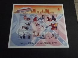 GR644-   Sheet MNH Nicaragua- 1996 -  Olympic Games - Atlanta   - Non-normalised Shipment - Estate 1996: Atlanta
