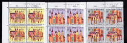 Luxemburg 1998 - Mi 1456 - 1458 / 1300 Jahre Abtei Echternach - Eckrand + Viererblock / MNH - Unused Stamps