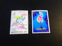 K52530 -  Set  MNH  Korea-1996   - SC. 1881 - 1882 -  - Olympics -  Atlanta - Estate 1996: Atlanta