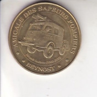 Médaille Jeton Monnaie De Paris MDp Amicale Des Sapeurs Pompiers Beynost 2010 - 2010