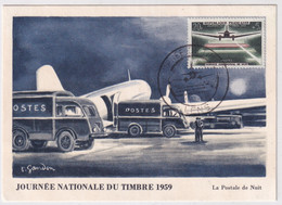 MiNr. 1240 Frankreich 1959, 21. März. Tag Der Briefmarke / Journée Nationale Du Timbre 1959 / FDC - Giornata Del Francobollo