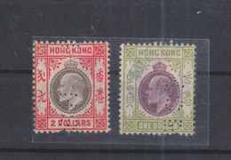 HONG KONG Nice Stamps Perfins - Usados