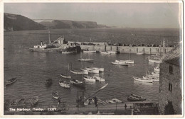 ROYAUME UNI PAYS DE GALLES WALES TENBY : THE HARBOUR - CARTE PHOTO  CIRCULEE VERS AMELIE PALALDA - Pembrokeshire