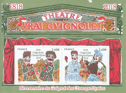 2018 France Puppet Theatre Souvenir Sheet MNH @ Below Face Value - Ungebraucht