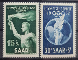 SAARLAND 1952 - MNH - Mi 314, 315 - Unused Stamps