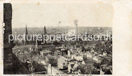 VIEW SOUTHWEST FROM HIGH SCHOOL FALL RIVER MASSACHUSETTS OLD B/W POSTCARD USA AMERICA - Fall River