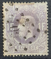 BELGIUM 1870 - Canceled - Sc# 36 - 1869-1883 Leopold II