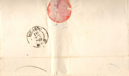 ZPH2-02 Lettera Diffusa Nel 1851 Con Sigillo Bellinzona E Locarno  Municipalità Minusio Ispettorato Costruzione Ticino - ...-1845 Precursores