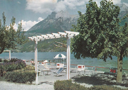 Bredannaz Doussard Lac D'Annecy Hôtel Belle Rive Plage La Terrasse Au Bord Du Lac, Les Dents De Lanfon - Doussard